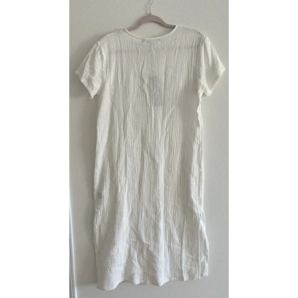 Jenni Kayne Cotton Cypress Caftan Dress Ivory White XS - Picture 2 of 10